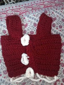 Handmade Knitted Baby Sweater Vest