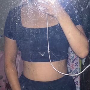Square Neck Crop Top