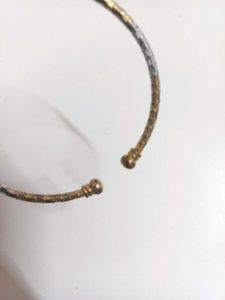 Two-Tone Bangle Bracelet
