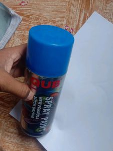 Qub Blue Spray Paint  Bottle