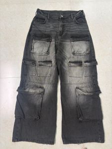 Gray Cargo Jeans🥰 ( no flaw )