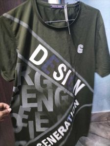 Green Graphic T-shirt (Creative Homme)