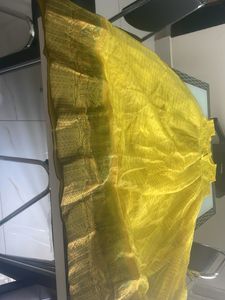 Combo Offer Yellow Checks Full Length Frock