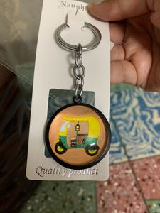 Autorickshaw Keychain