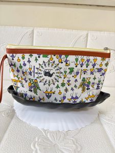Warli Print Vanity Pouch