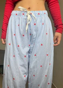 Heart Print Pajama Pants