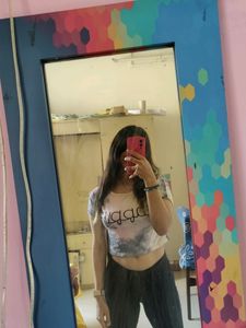 Cute Tie Dye Crop Top