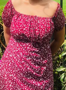 Floral Print Midi Dress