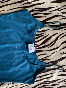 Blue Bodycon Slip Dress
