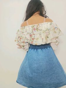 Blossom Breeze Off-Shoulder Dress