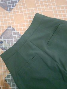 Olive Green korean Wide Leg Pants🍀