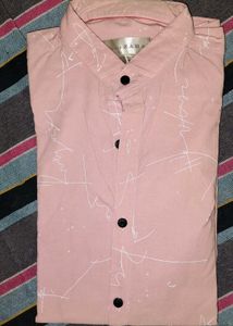 Pink Patterned Shirt