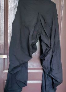 A Gorgeous Black Cotton Fully Patiyala Shalwar M.