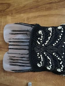 Black Pearl Embellished Top