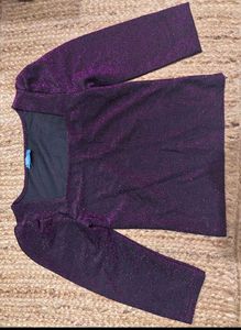 Sparkly Purple Top