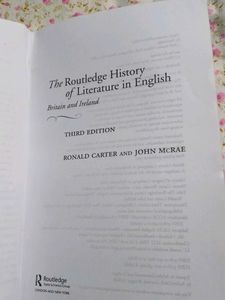 Routledge History of Literature