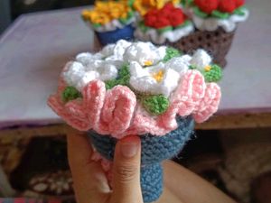 Crochet Rose Bouquet 💐(250 Each)