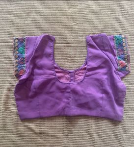 Saree With Stitched Blouse
