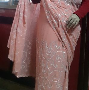 Party Wear Saree . No Used Totally new