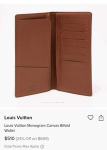 LV BIFOLD Wallet