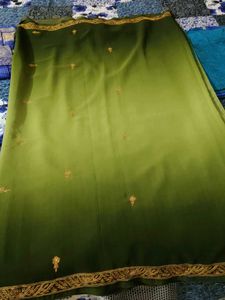 Elegant Green Saree
