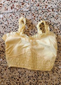 Yellow Crop Top