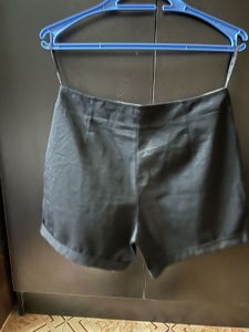 Black Casual Shorts