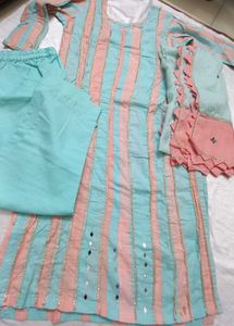 Patchwork 3 PC. Party Wear Suit