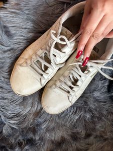 Old Puma Shoes Leather