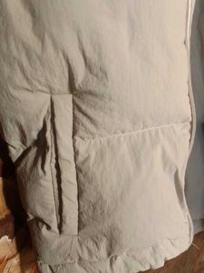 Zara sleevless bomber jacket