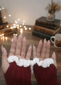 crochet hand warmers