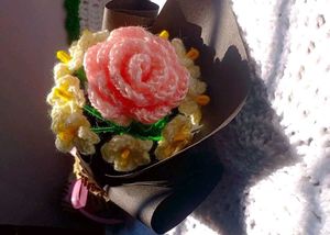 Crochet Rose🌹  Bouquet💐 - Handmade