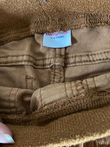 Babyhug Outfit: Shirt &amp; Corduroy Pants