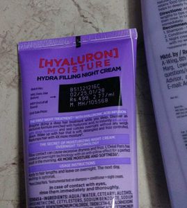 Shampoo &amp; Conditioner &amp; Night Cream