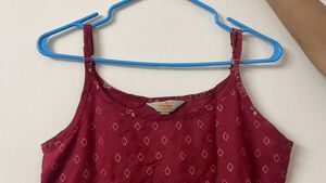 Maroon Long Kurti
