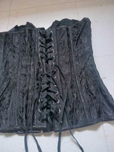 Elegant Black Corset Top