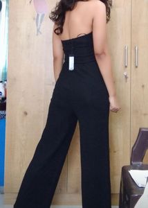 Beautiful Halter Neck Black jumpsuit - Size S