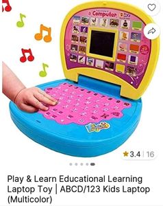 Kids' Educational Laptop Toy