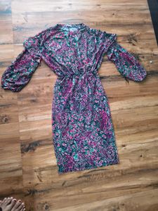 Zara Floral slightly glittered dress