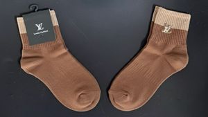 Louis Vuitton Brown Socks
