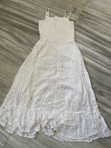 White Eyelet Dress