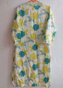 Floral Print Kurta Set