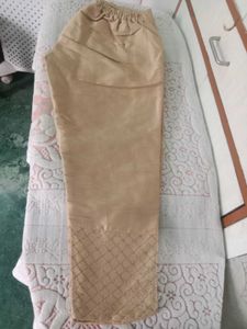 Copper Gold Embellished Loose Pants