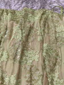 Green Ethereal Forest Fairy Sequin Top