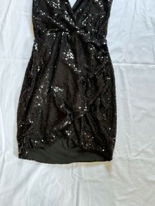 Sparkly Black Mini Dress