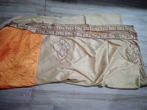 VeryBeautiful 2 Colour Silk Saree