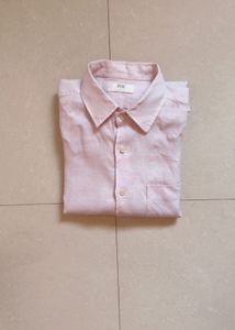 Uniqlo Light Pink linen shirt