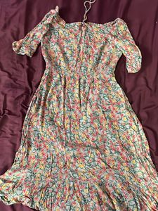 Floral Print Midi Dress