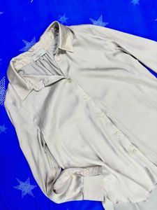 Silk Beige Shirt