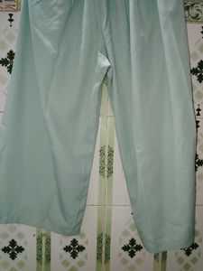 Elegant Pakistani Mint Kurti And Plazo